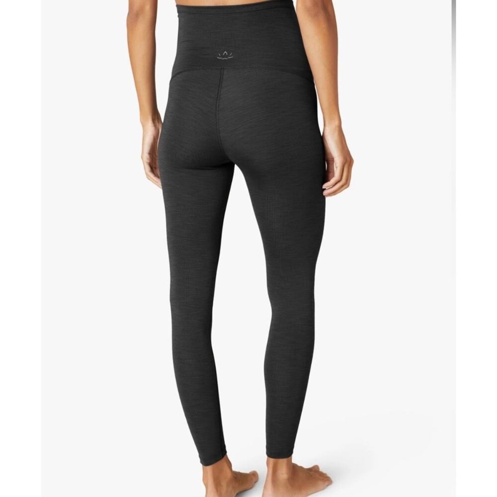 Beyond Yoga Beyond the Bump Maternity Heather Rib Legging - Picture 2 of 11